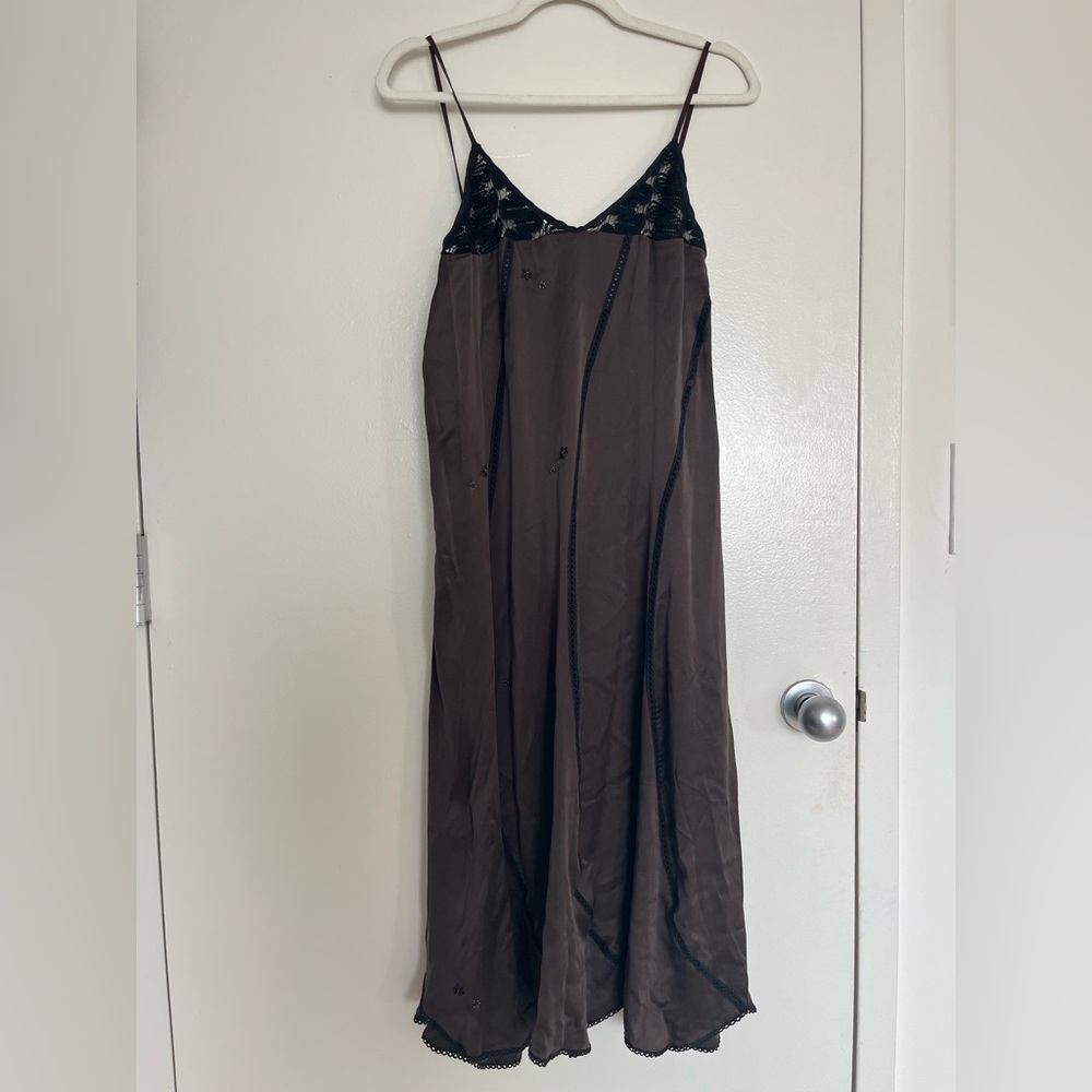 Vintage Beaded Slip Dress